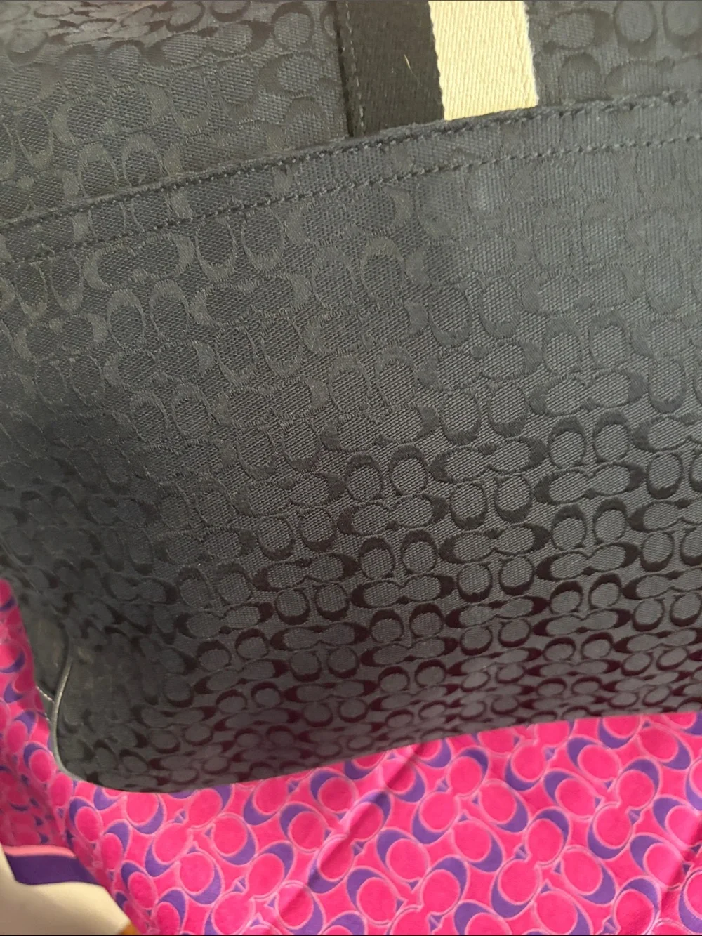 Coach Signature Jacquard Messenger Bag